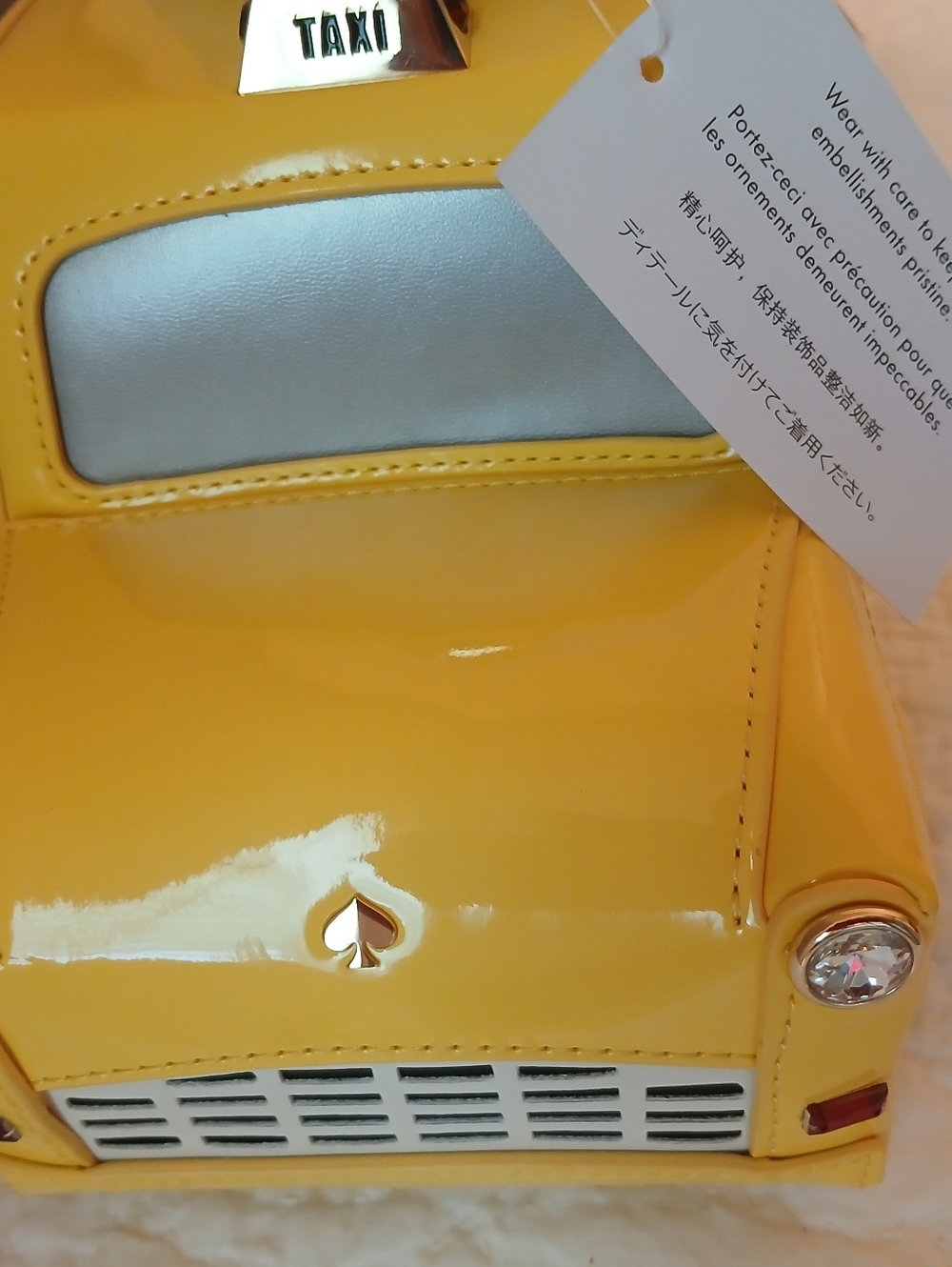 Kate Spade New York Yellow Taxi NYC 3D “Kate’s Taxi” Crossbody NWT - Picture 4 of 6